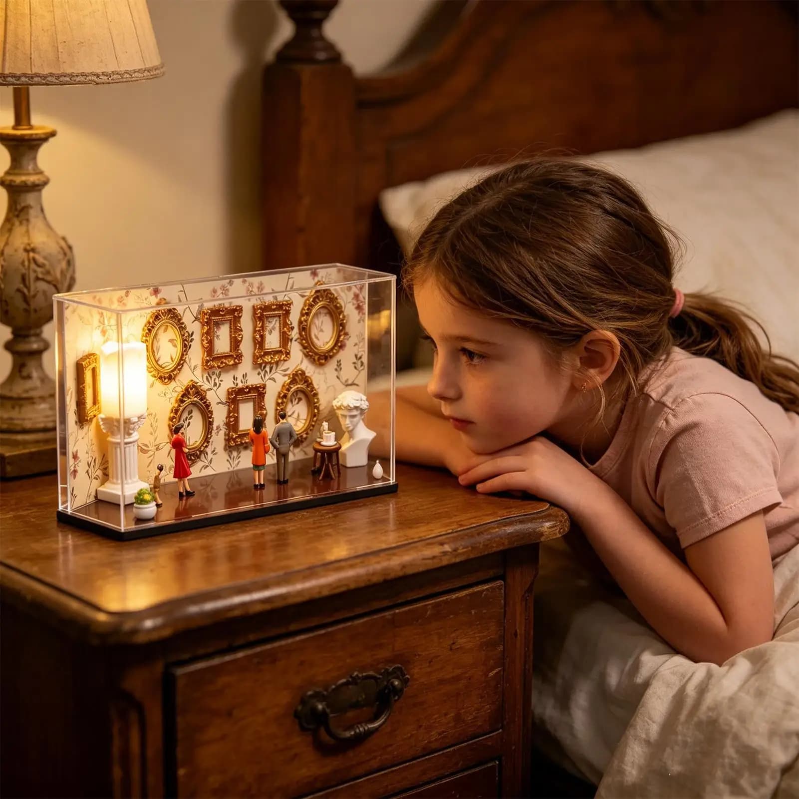 Kit de loisirs créatifs Museum of Us : Mini-coffret photo avec 5 figurines DIY pour la maison, les v