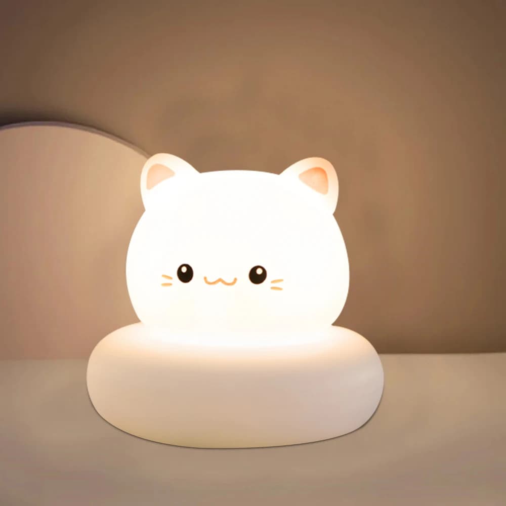 Veilleuse LED pour chambre d'enfant, 3 niveaux de luminosité réglables, veilleuse de chevet tactile 