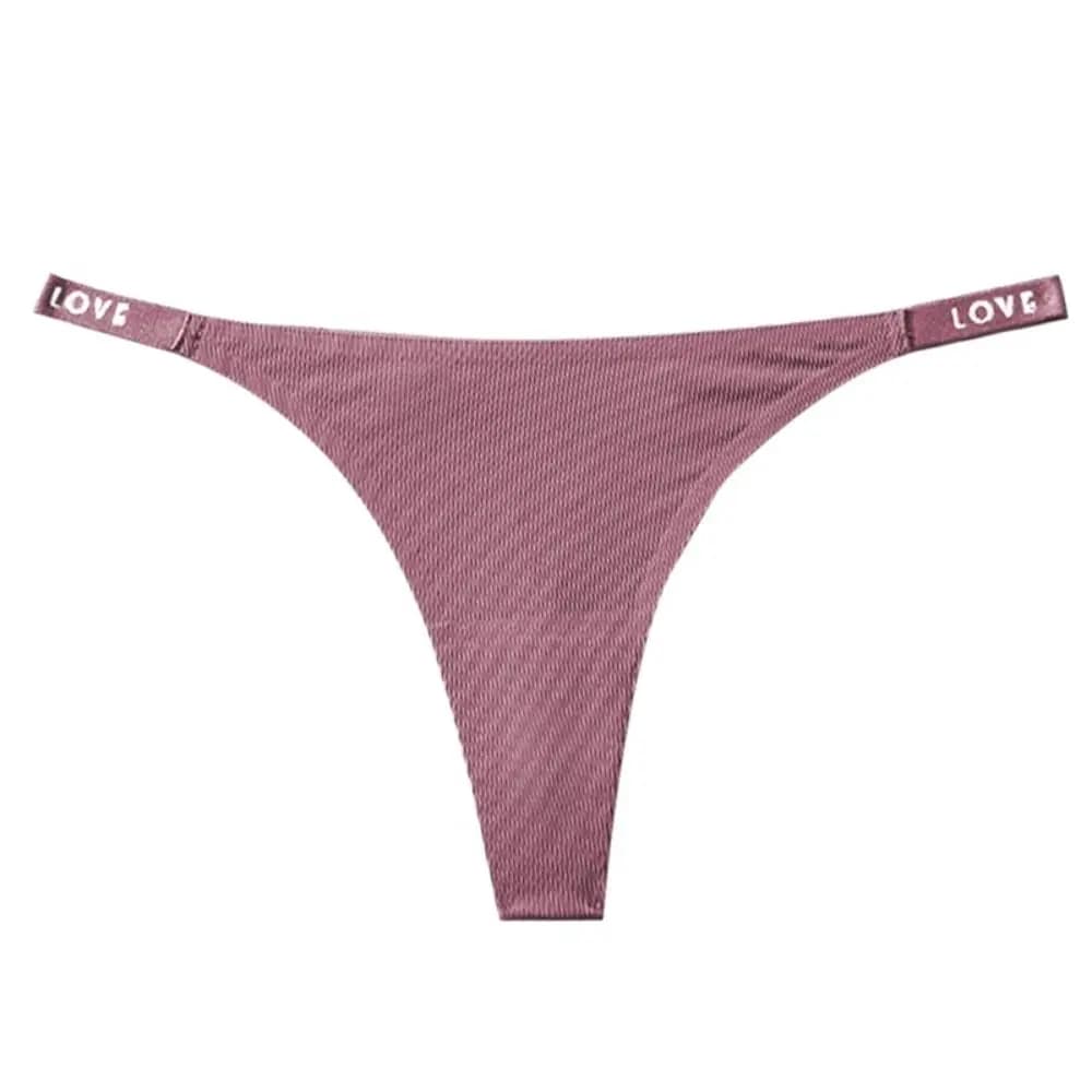 Culotte en soie glacée de couleur unie, taille basse, entrejambe en coton pour femmes, Lingerie fémi