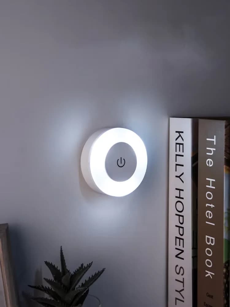 Lampes de nuit à capteur tactile LED à économie d'énergie, rechargeables par USB, magnétiques, mural