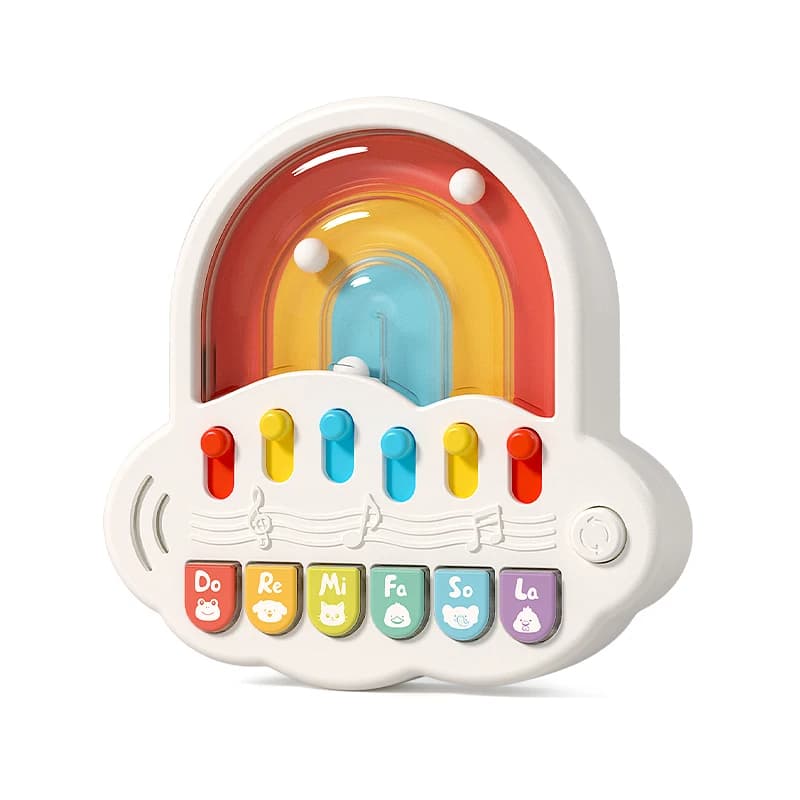 Jouets de piano miniatures pour bébés avec lumière, jouets musicaux multifonctionnels pour tout-peti