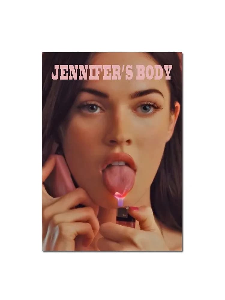 Affiche de corps de Jennifers de film d'horreur, affiches et impressions de fille sexy esthétique, p