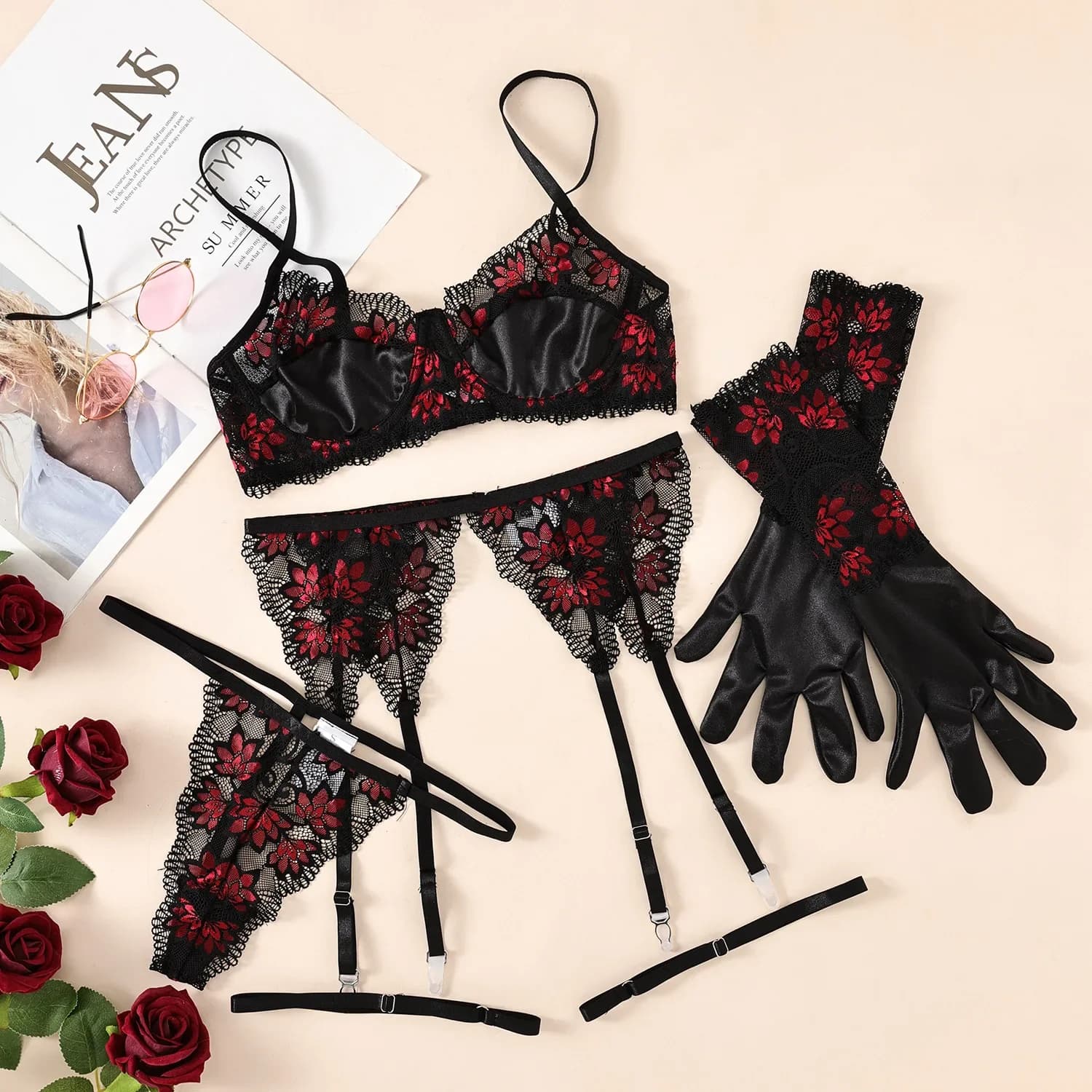 Tornova Lingeries Femmes Lingerie Sexy Promotion Ensemble de sous-vêtements féminins pour femmes Ens
