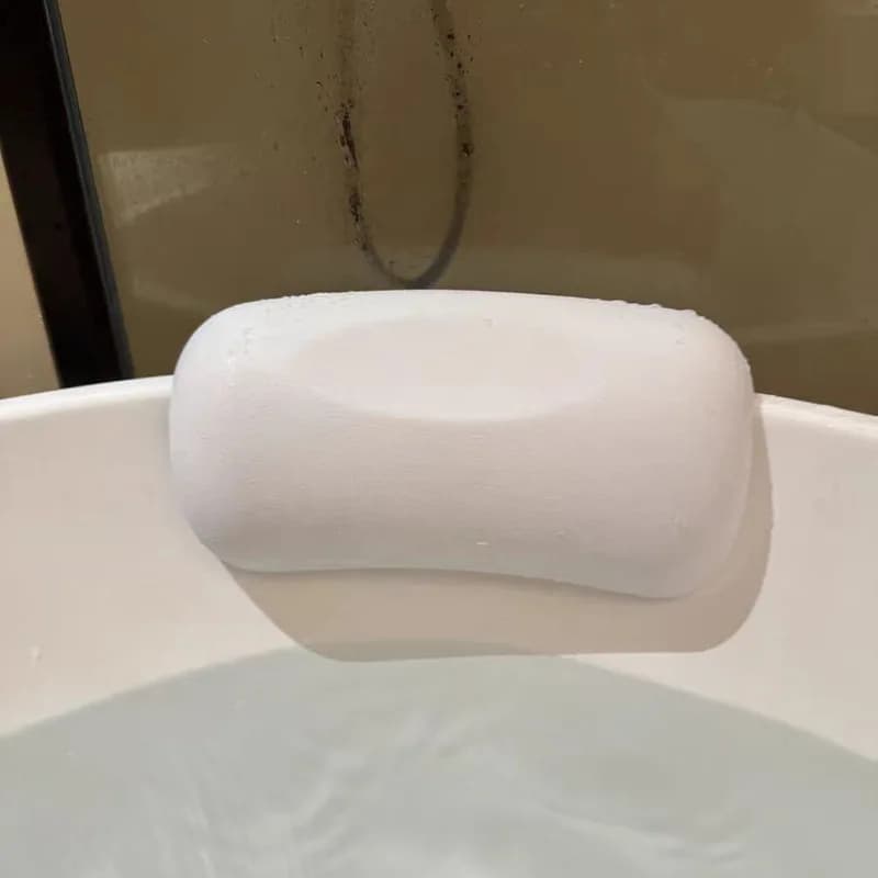 Oreiller de bain spa antidérapant imperméable pour jacuzzi – Coussin de tête et de dos rembourré en 