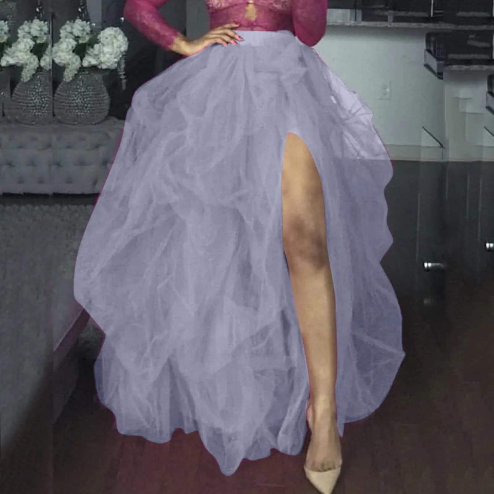 Jupe tutu princesse en tulle bouffante à plusieurs niveaux pour femmes, élégante, mode coréenne, soi