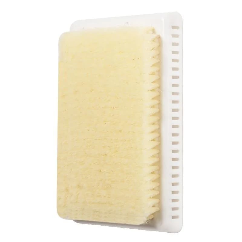 Brosse corporelle à poils naturels durs pour brossage à sec, peigne de massage exfoliant, brosse de 