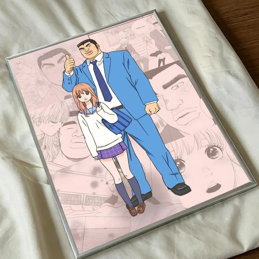 Affiche artistique stylée Anime M-My L-Love S-Story, décoration murale pour la maison, le bureau, le