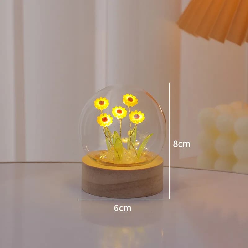 Bouquet de tournesol veilleuse ornement bricolage fait à la main matériel Pack cadeaux d'anniversair