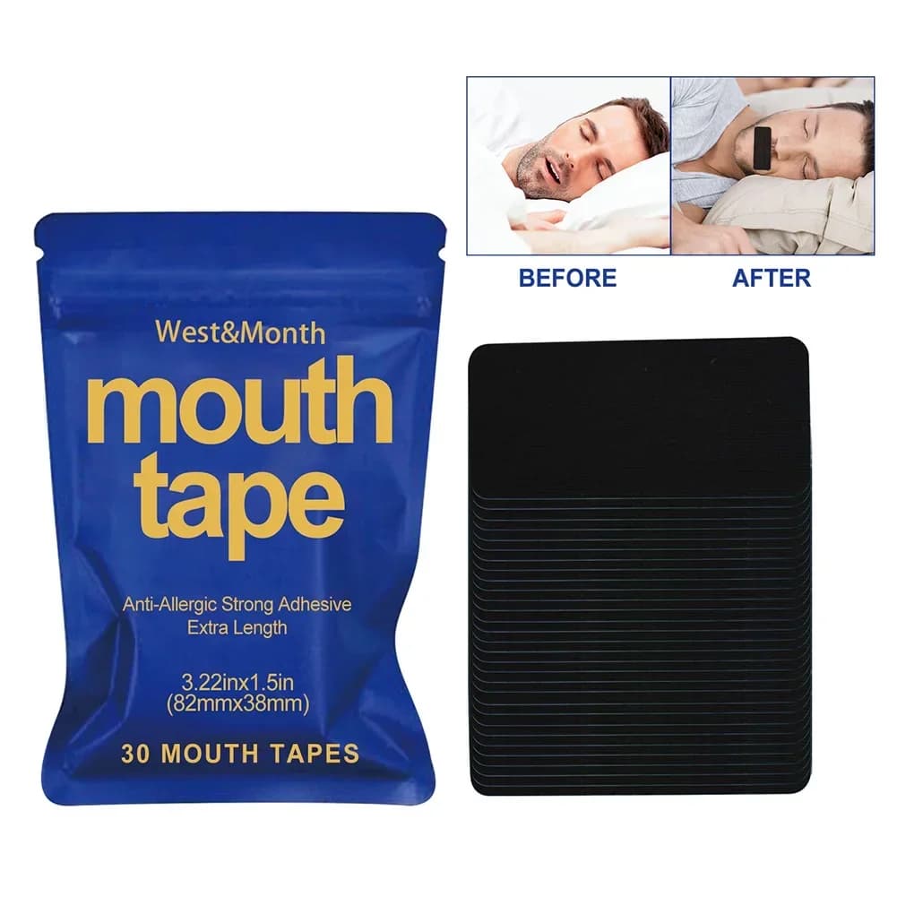 30 pièces Anti ronflement bouche bande nuit dormir bouche amélioration de la respiration réduire la 