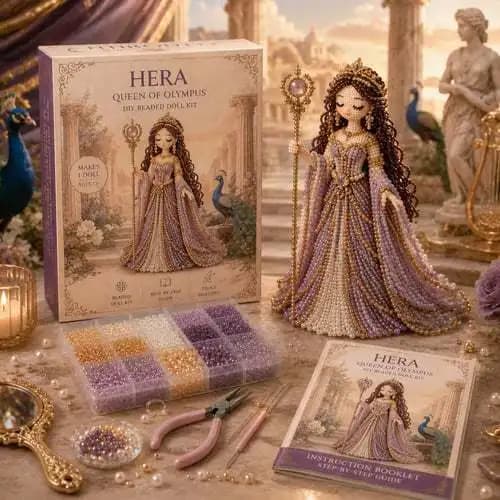 Kit de création de bijoux faits main « Déesse perlée » pour adultes, femmes, amateurs de loisirs cré