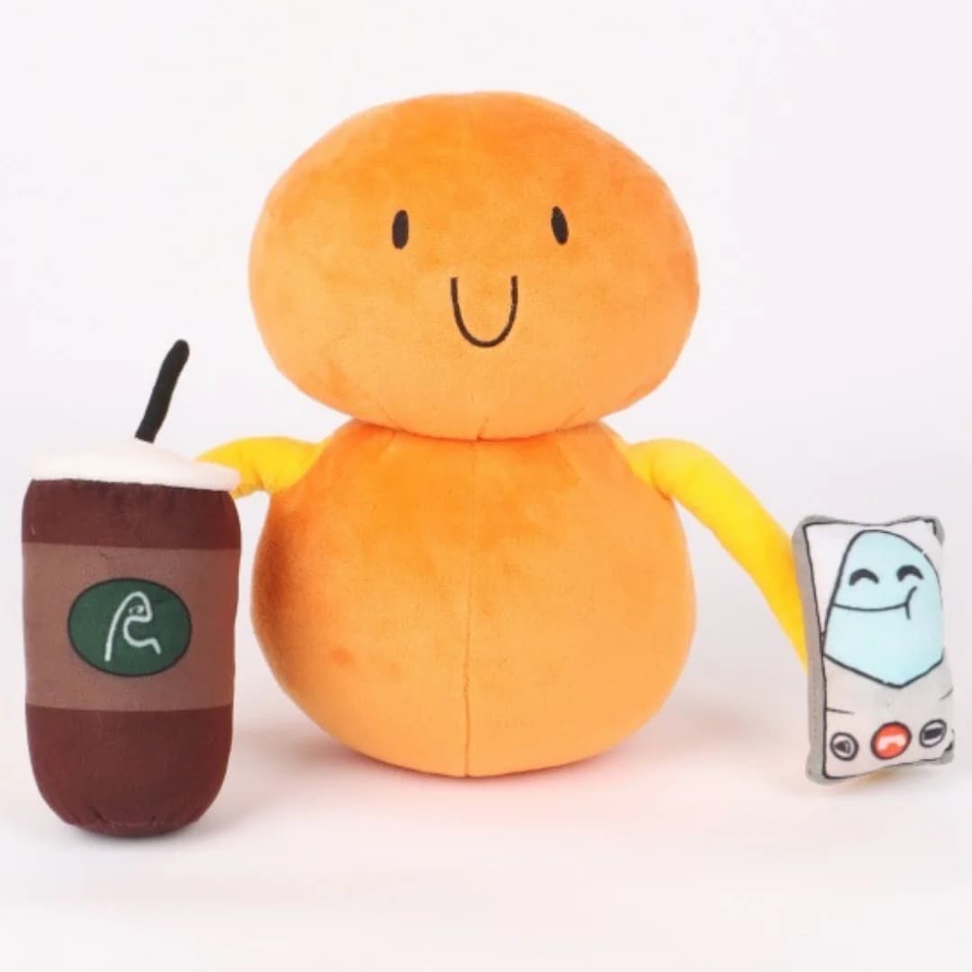 Peluche Boe de la Terre de Boggs, personnage de dessin animé, jouet en peluche doux, poupée mignonne