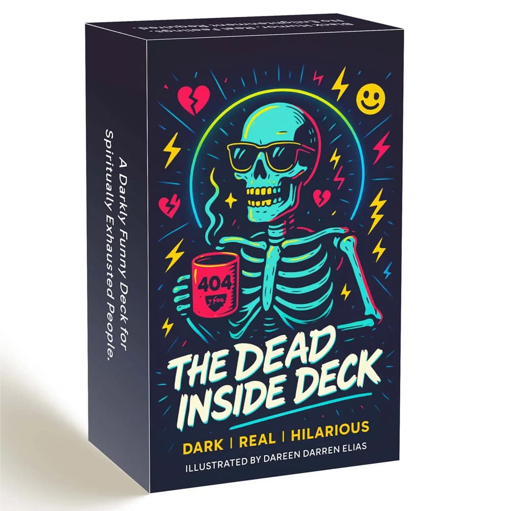Cartes de Tarot The Dead Inside Deck, 54 cartes 13x8cm, Oracle de Divination squelettique, répondent