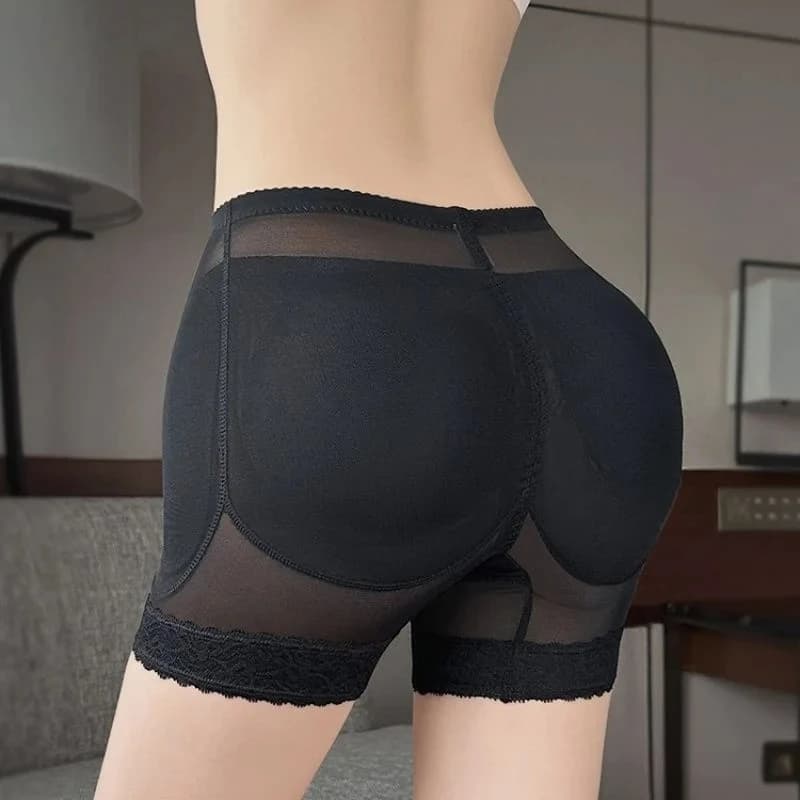 Shorty sculptant une pièce pour femme, effet push-up fessier, avec coussinets de hanche amovibles, s