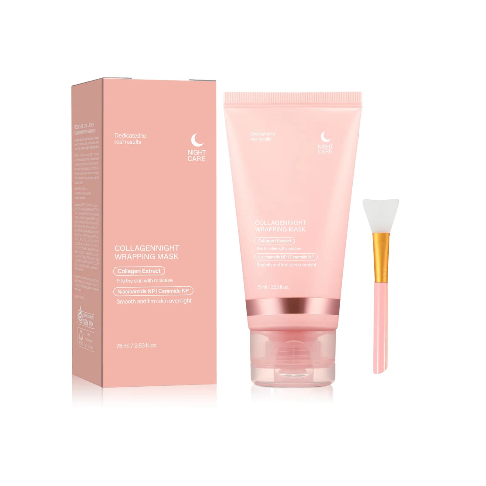 Masque Facial à décoller au collagène, hydrate en profondeur, soin de nuit, crème coréenne, masque d