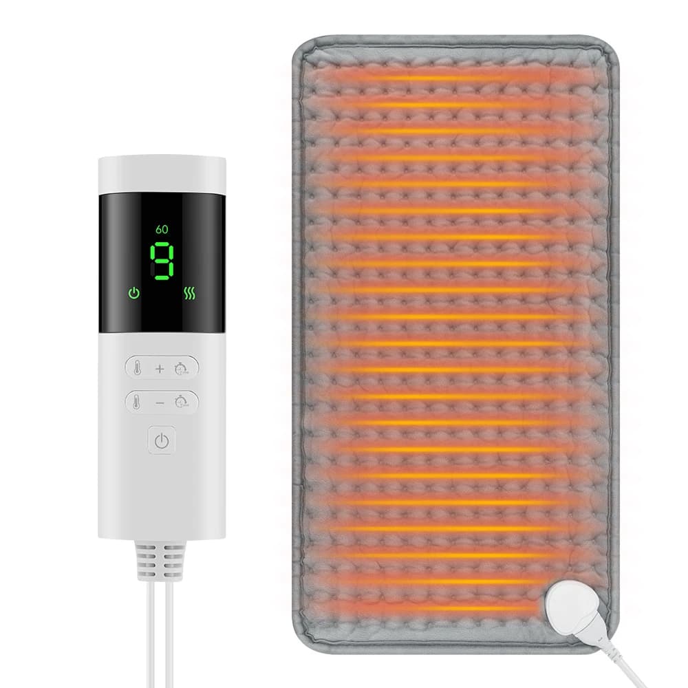Couverture chauffante électrique 58x29CM, tapis chauffant, feuille électrique pour lit, canapé, couv