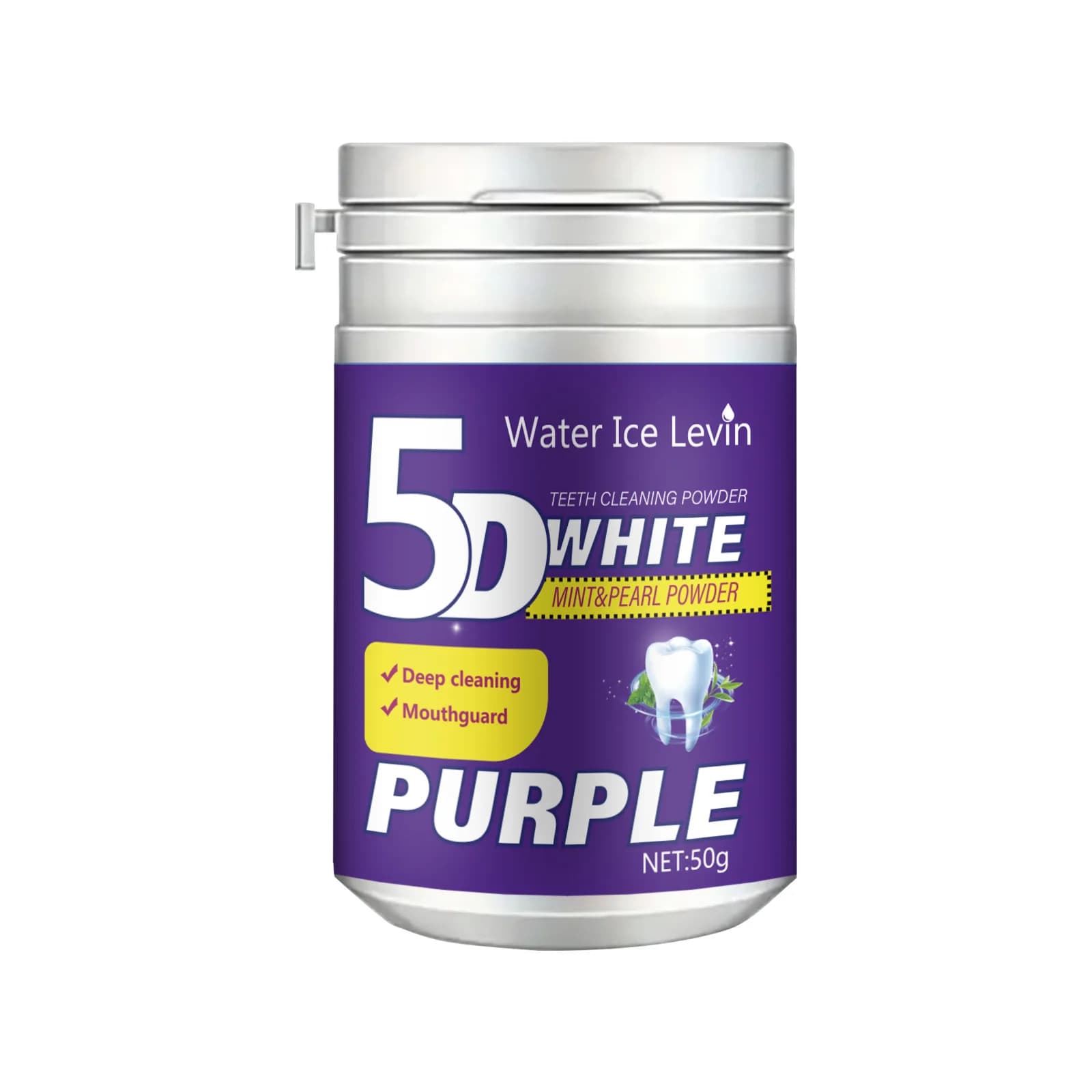 Poudre blanchissante violette simple - Cache les taches, non irritante - Poudre blanchissante pour l