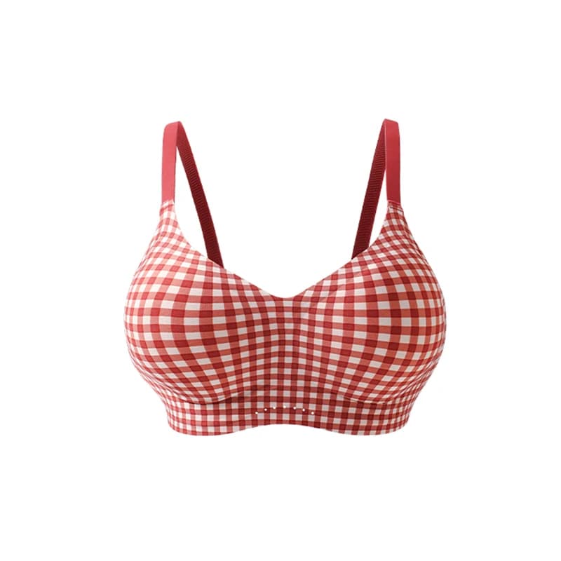 FallSweet classique sans fil Push Up soutien-gorge pour petite poitrine femmes sans couture rouge Pl