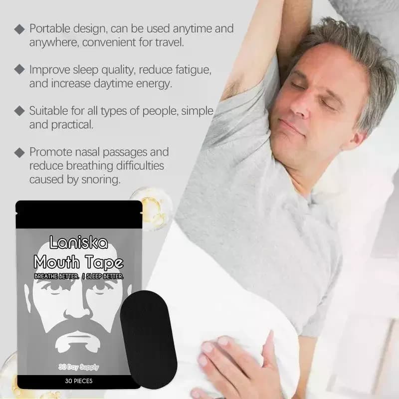 Bandelettes nasales anti-ronflement pour une meilleure respiration et un sommeil amélioré, prévenant