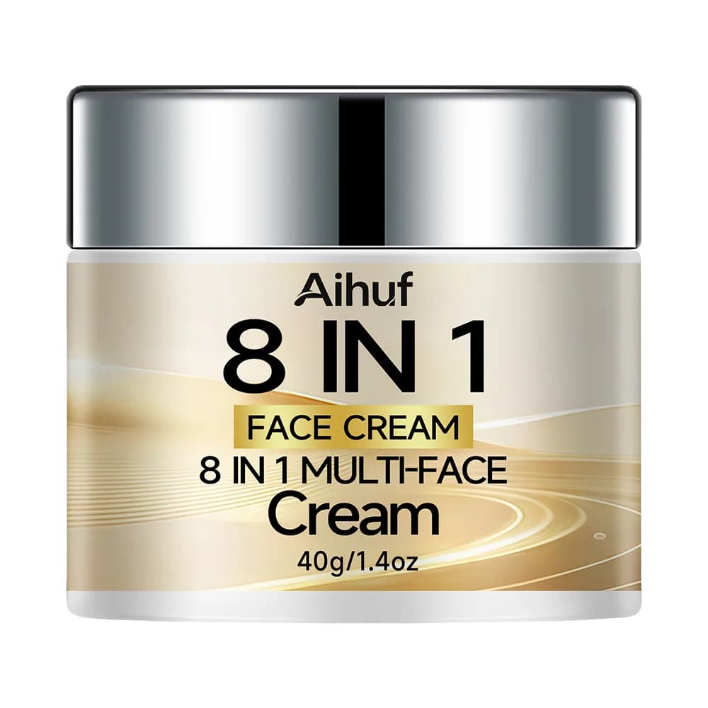 Crème de jour et de nuit au collagène Aihuf 8-en-1, effet raffermissant instantané en 2 minutes, hyd