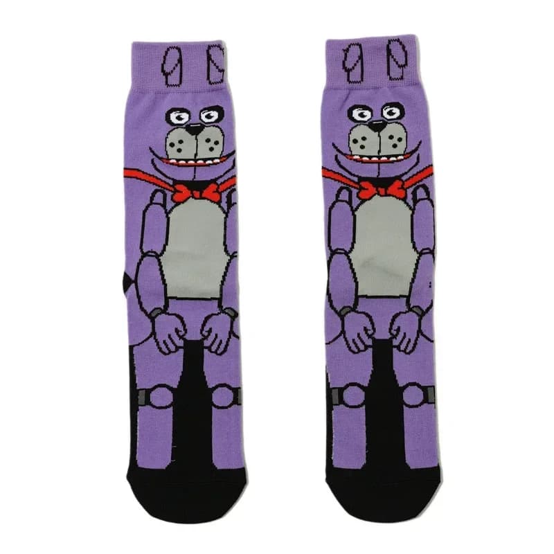 Fnafs adulte cinq nuits chez Freddys chaussettes bas fête dessin animé nouveaux hommes anniversaire 