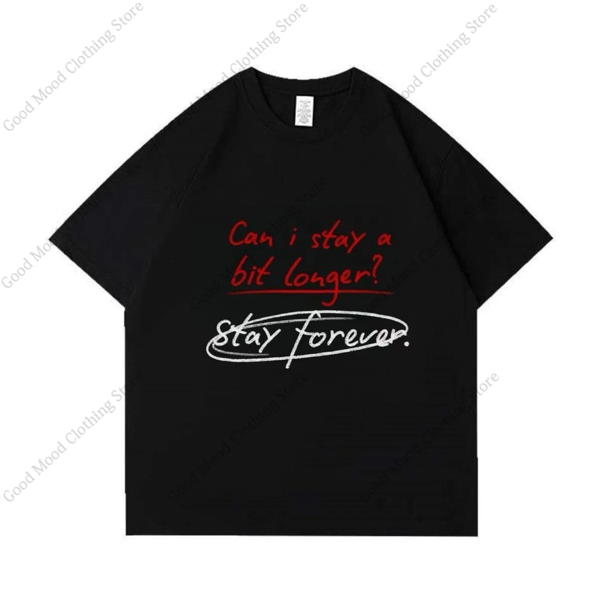 LingOrm T-shirt Lingling Kwong Orm avec imprimé lettres, streetwear tendance, été, coton de haute qu