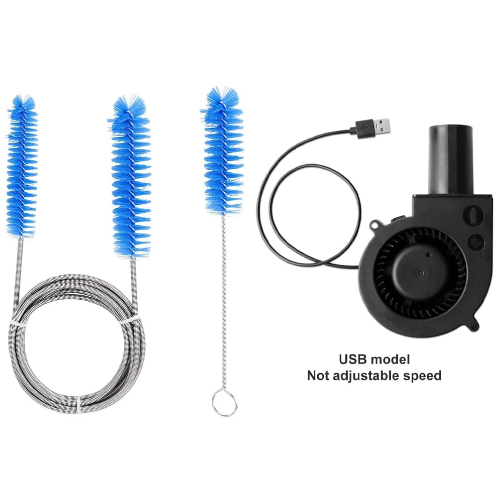 Séchoir pour tuyaux et tubes CPAP avec ventilateur et brosse de nettoyage – Séchoir et nettoyeur de 