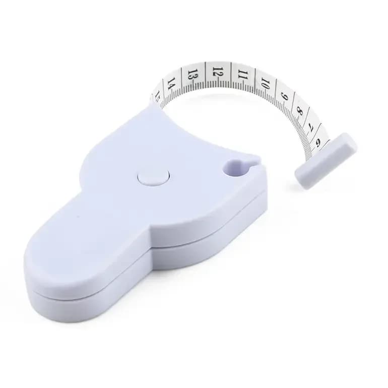 Ruban à mesurer pour le corps, 150cm, avec règle de rétraction automatique, outil pour le Fitness et