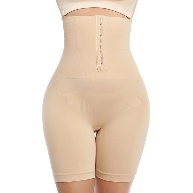 Ceinture abdominale plate taille haute, gaine de taille extensible, culotte amincissante, contrôle d