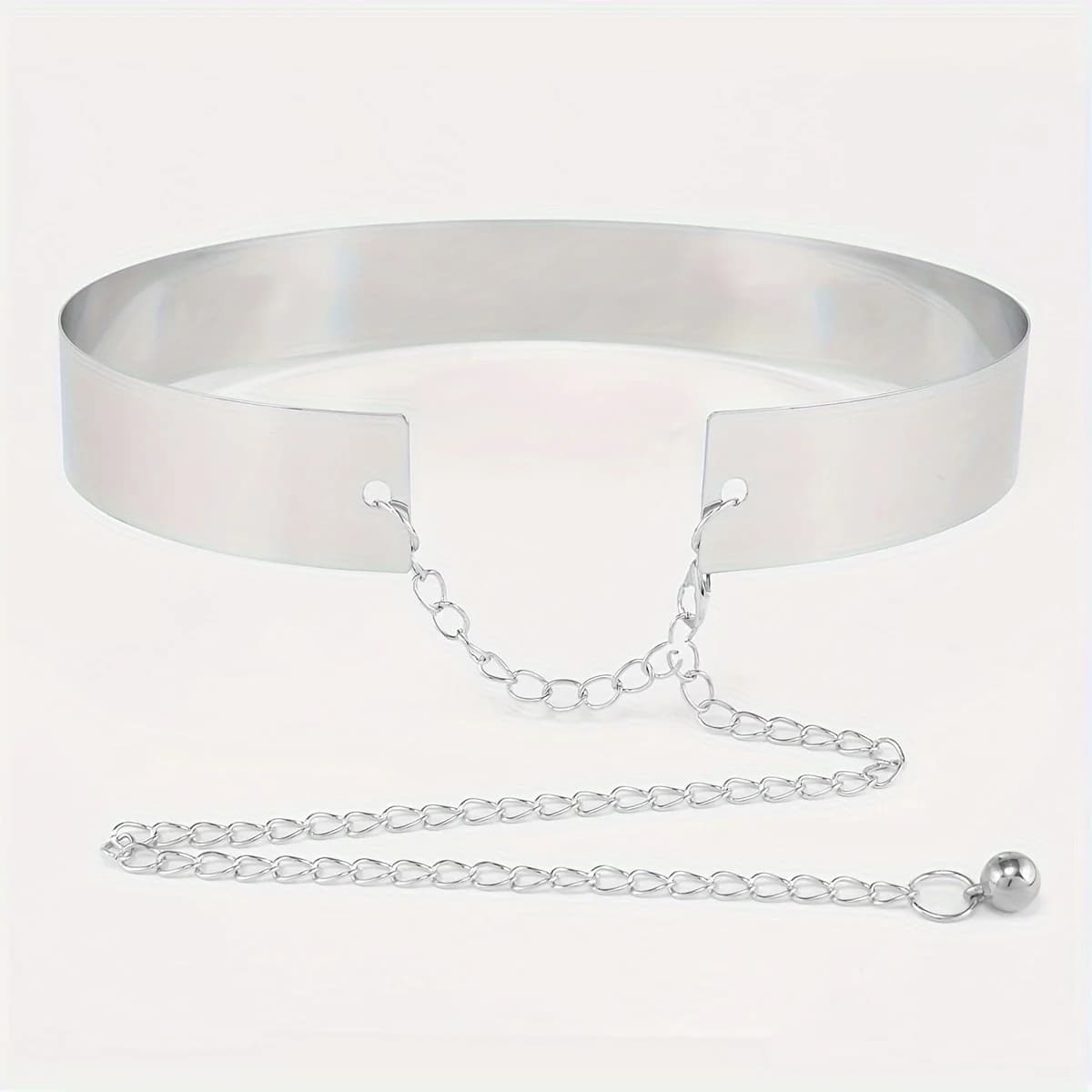 Ceinture classique en métal doré, chaîne de taille réglable, tendance, robe élégante, bijoux de corp