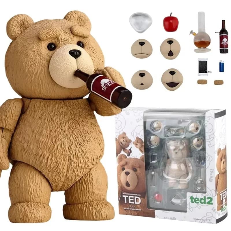 Figurine articulée Yamaguchi Movie Ted 2 Teddy Bear KO, modèle de collection, jouet, cadeau