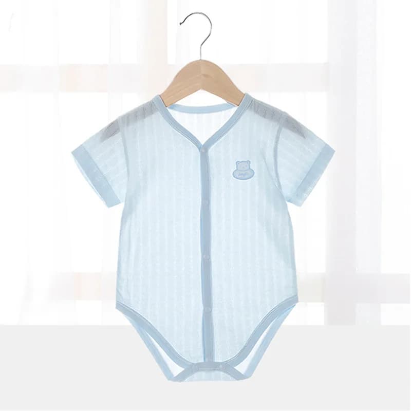 Body d'été pour nouveau-né garçon et fille, vêtements d'extérieur fins, décontracté, manches courtes