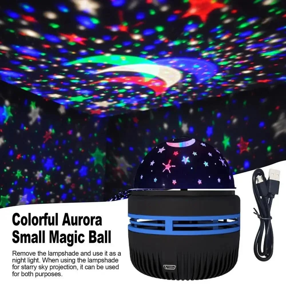 Projecteur LED Galaxy multicolore avec télécommande, décoration de chambre à coucher, veilleuse étoi