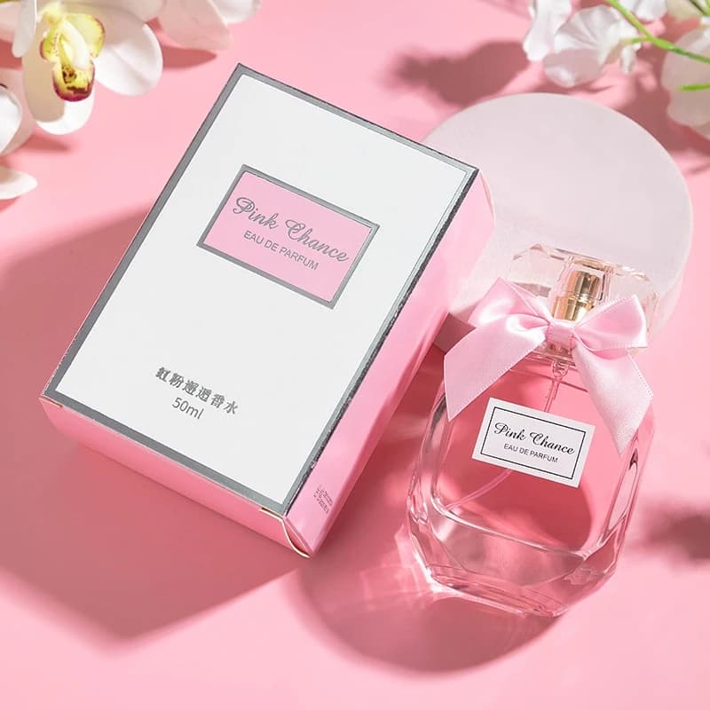 Parfum rose pour femmes, cadeau de noël, léger et durable, parfum Oriental, bouteille à nœud élégant