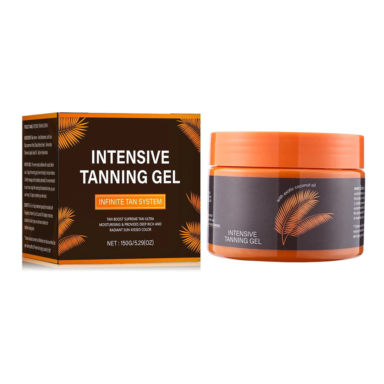 Gel de bronzage intensif de 150ML, rehausseur de bronzage naturel, accélérateur, lits de soleil bron