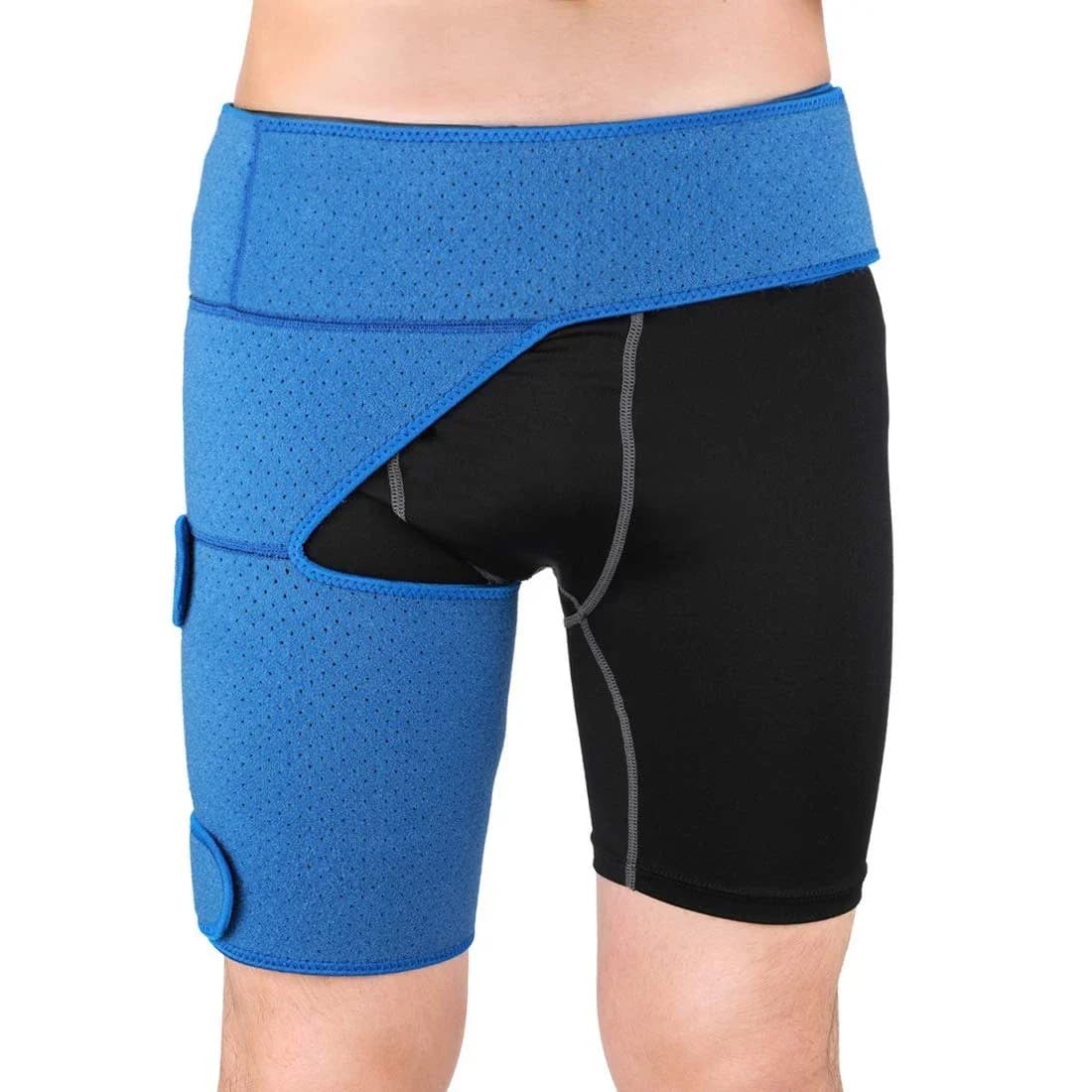 Attelle de soutien de la hanche et bandage inguinal – Soulagement ciblé pour la cuisse, les ischio-j