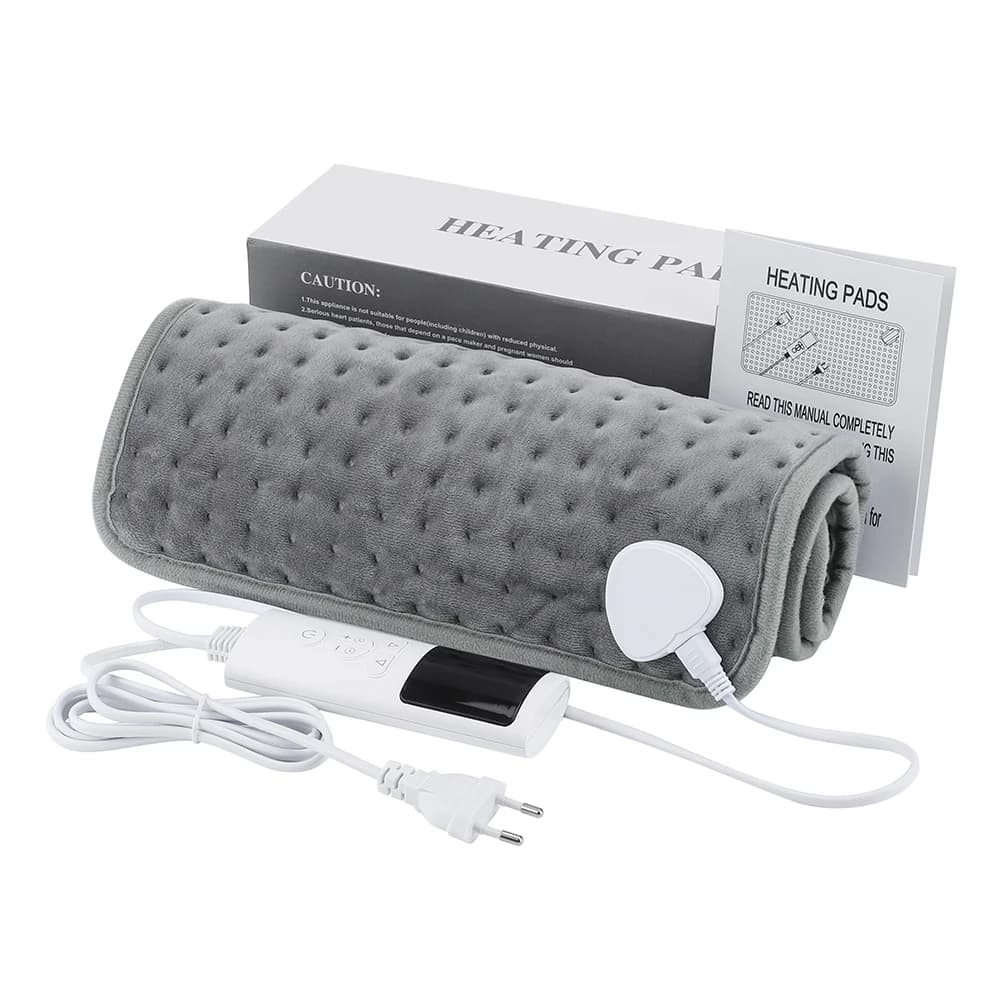 Couverture chauffante électrique, coussinets thermiques, 9 niveaux, tapis chauffant, doux et sûr, po