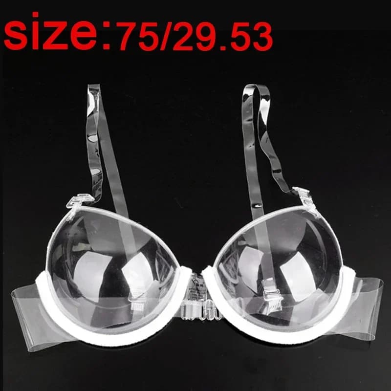 Soutien-gorge transparent ultra-fin en TPU pour femme, réutilisable, bretelles transparentes, push-u