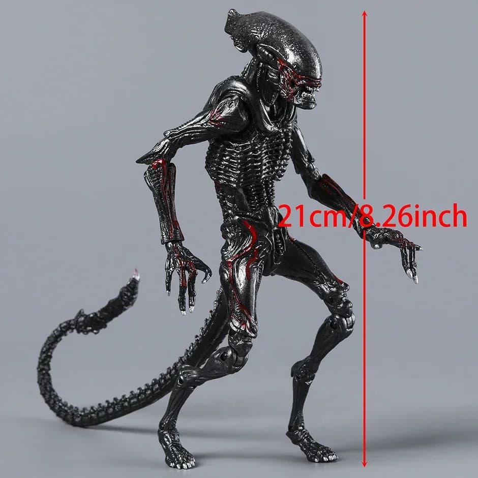 NECA Aliens Night Cougar Alien / Panthère Alien 7 pouces figurine avec accessoires modèle jouet