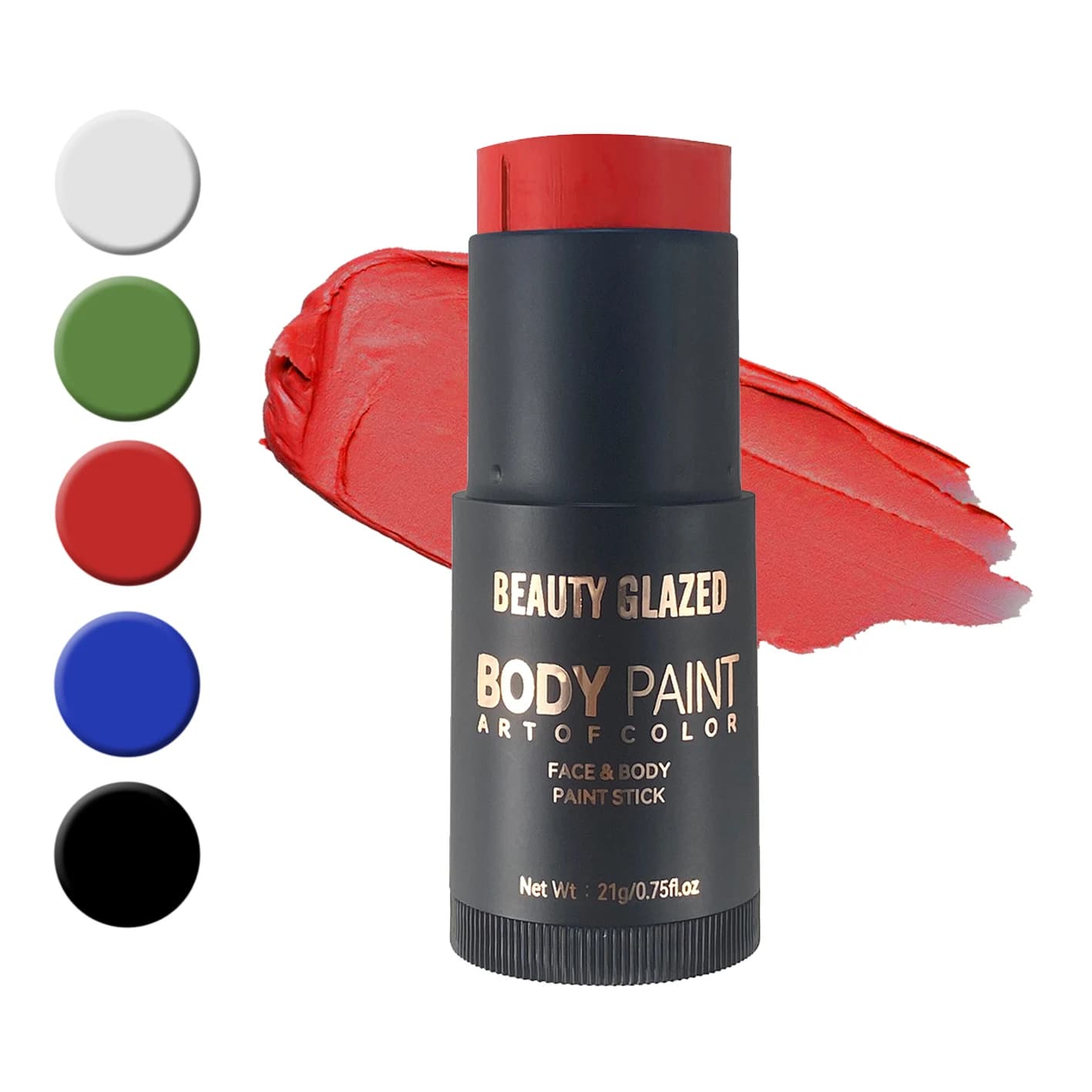 Peinture pour le visage et le corps en 5 couleurs, non toxique, kit de peinture professionnel pour l