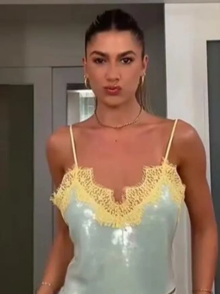 Ensemble jupe et haut sexy pour femme, couleur unie, col bateau, gilet à lacets ajusté à la taille, 