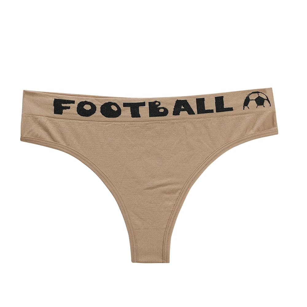 Sport femmes culottes Sexy lettres tongs respirant sous-vêtements en coton offre spéciale G-Strings 