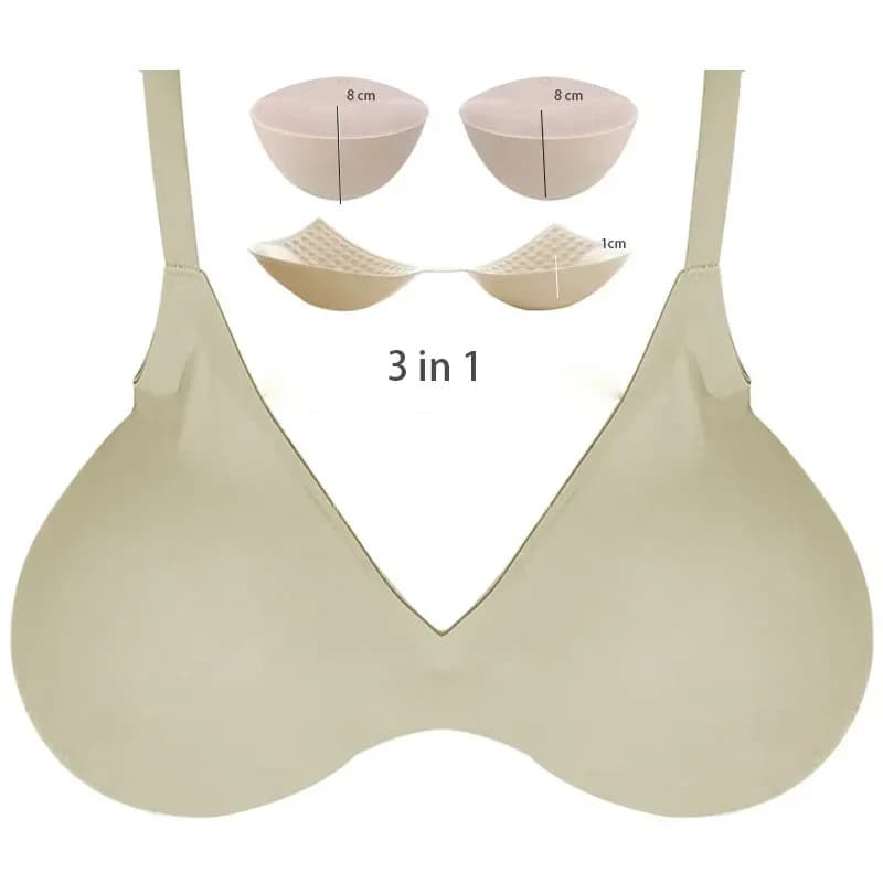 Faux seins en éponge réaliste de 9CM, formes et soutien-gorge spécial pour travesti, transgenre, Dra