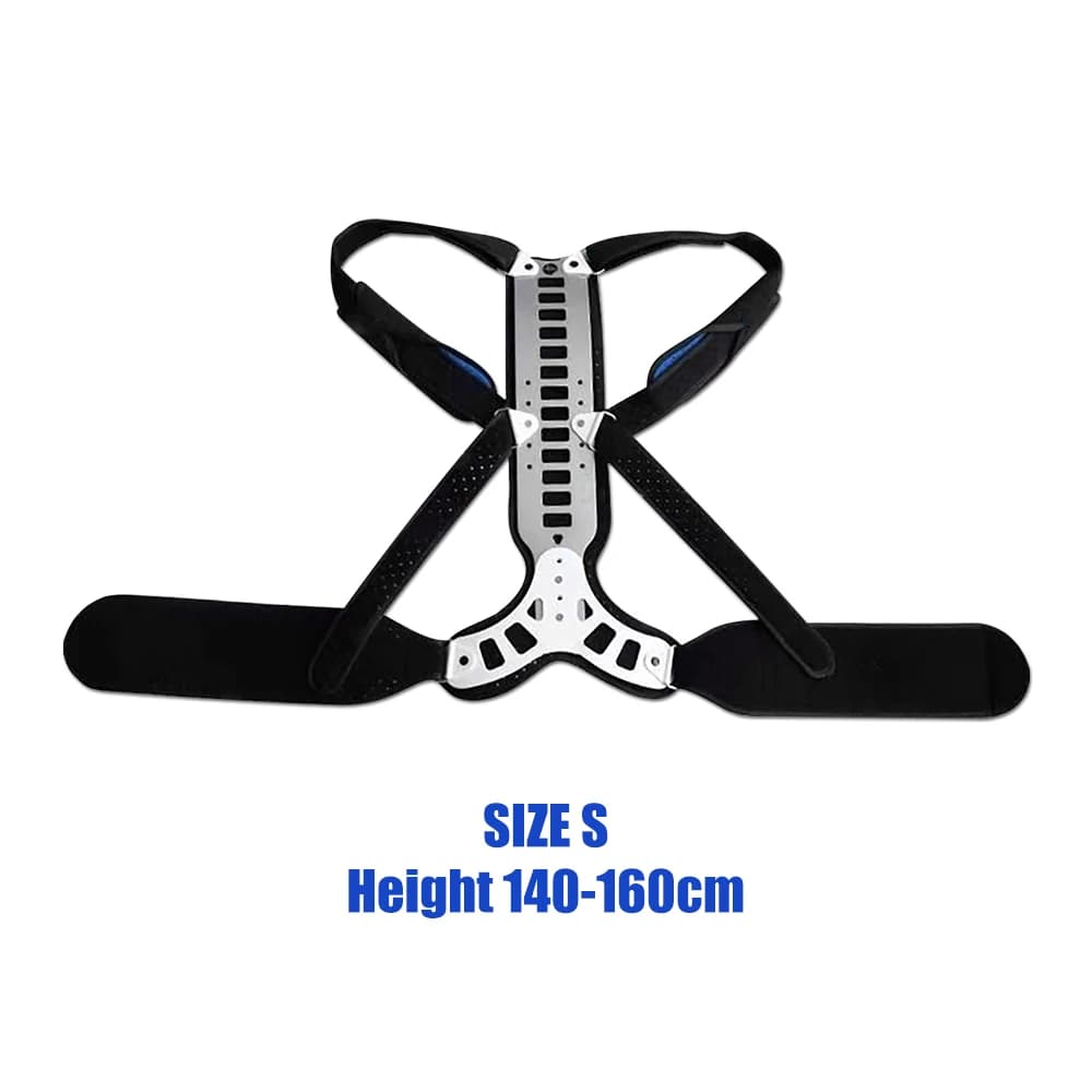 Correcteur de Posture bossu renforcé, attelle dorsale en alliage pour scoliose, Corset de colonne ve