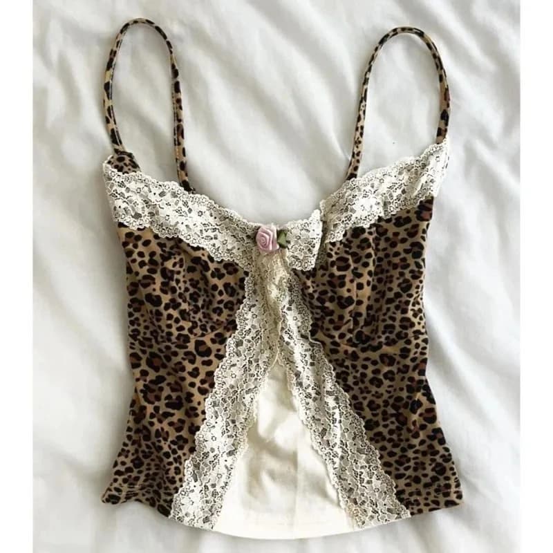 Été nouveau Sexy épice français élégant haut pour femme dentelle Patchwork licou gilet jupe florale 