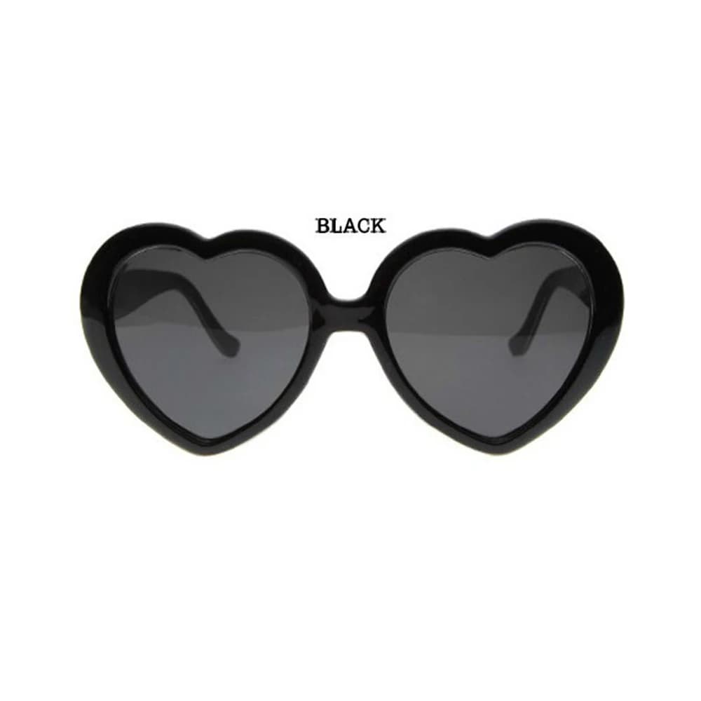 Lunettes à effets d'amour en forme de cœur unisexe, montre les lumières changent, la nuit, cadeau de