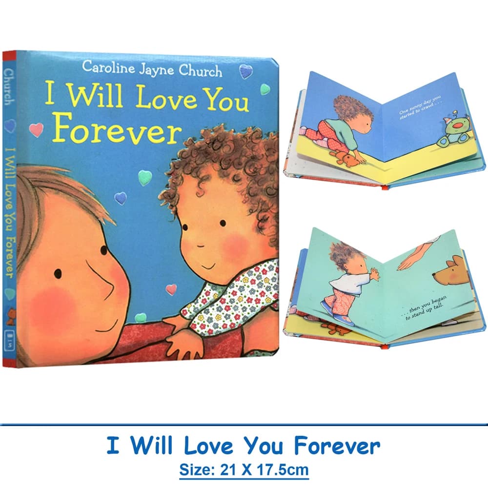 Je t'aime pour toujours par Caroline Jayne Church anglais illumination livres d'images pour enfants 