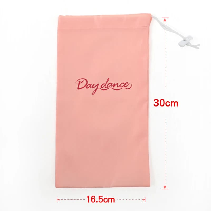 Sacs à chaussures de Ballet à Pointe avec cordon de serrage, pantoufles de danse en Satin, sacs rose