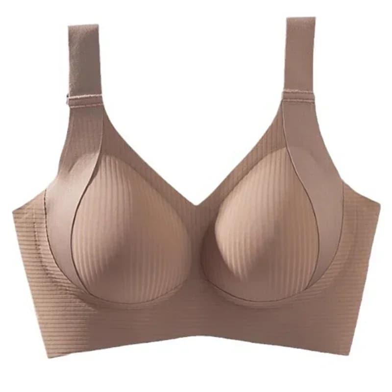 Sous-vêtements sans couture pour femmes, Style fin, gros seins, petits seins, sans fils, soutien-gor
