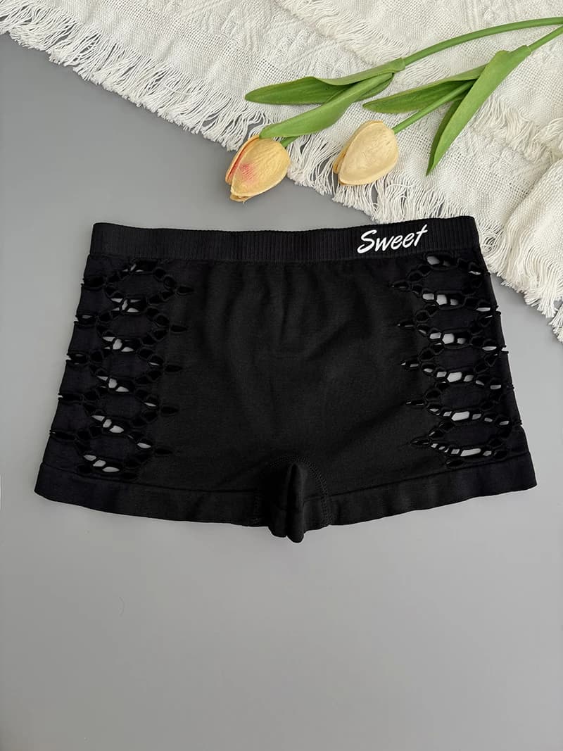 Sous-vêtements de sport sans couture, jupe, culotte sans couture, short sous la jupe, Sexy, maille l