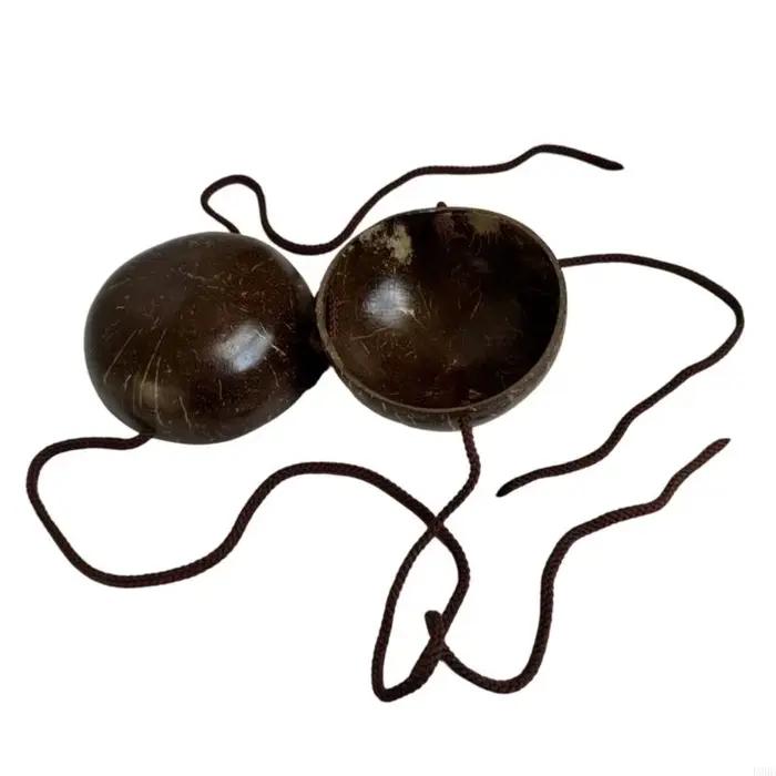 Soutien-gorge de bain multifonctionnel en coquille de noix de coco, en fibre de noix de coco, qui év